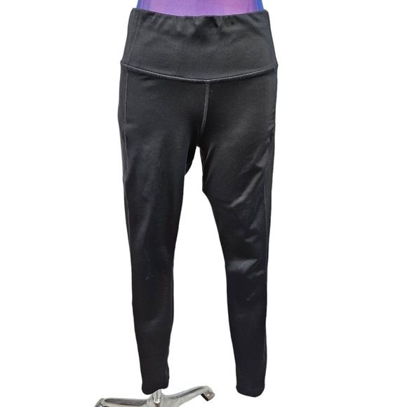 Athleta Black Salutation Workout Leggings Size Small Women's O73 - Picture 10 of 11